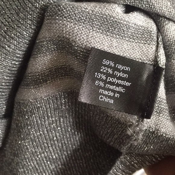 Lane Bryant Silver Metallic Sweater. Size 14 NWT - Picture 5 of 5